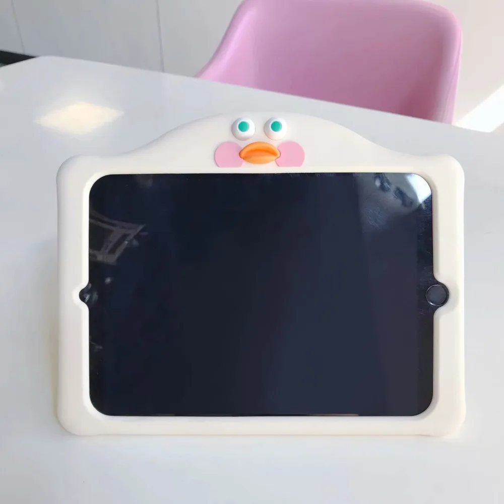 Силиконовый чехол с мультяшной уткой для IPad 9 7 2017 2018 Pro Air 1 2 детский безопасный