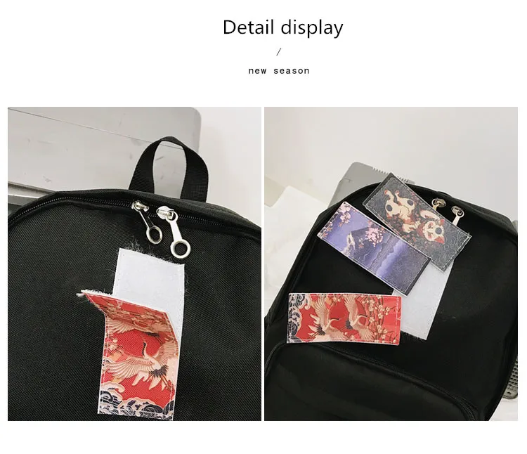 Ins super fire школьный женский корейский стиль Harajuku ulzzang студенческий кампус рюкзак Минималистичная сумка на плечо