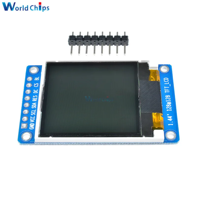 1.44 inch 0,96 1,3 дюймов 1,4" 1,8" серийный 128*128 128*160 80*160 240*240 65K SPI полноцветный TFT ips ЖК-дисплей модуль плата замена OLED - Цвет: 1.44 inch