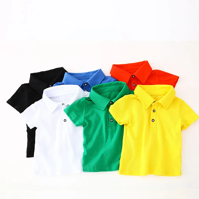 VIDMID Kids Girls solid Tees clothes Baby Boys Cotton Tops Tees Clothes Children Clothing short sleeve T-shirts clothing 4018 42