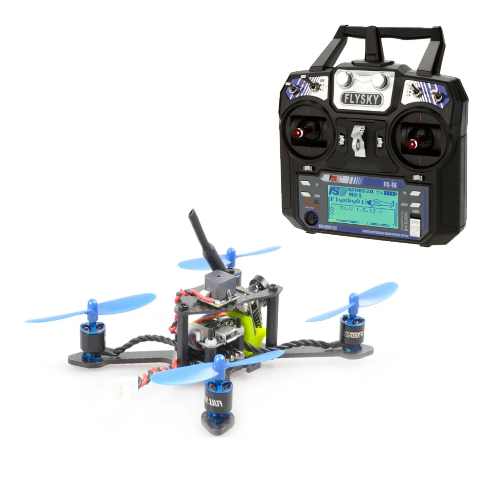 

JMT Bat-100 100MM Carbon Fiber DIY FPV Micro Brushless Racing Quadcopter RTF with Flysky FSI6 Remote Control