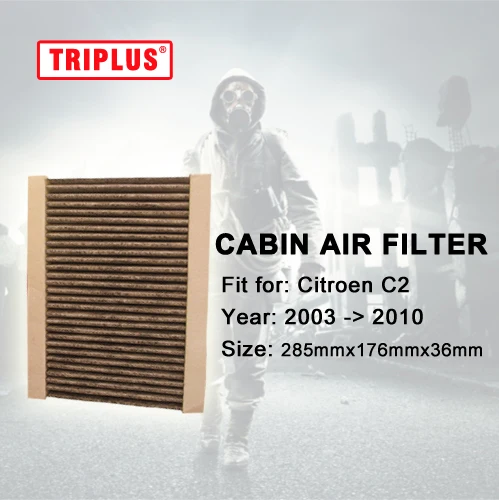 Activated High Carbon Pollen Filters for Citroen C2 (2003-2010) 1pc Cabin Air Filter Better Quality than OE parts | Автомобили и