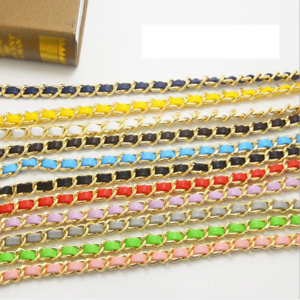 

125cm Metal Chain Bag DIY Replacement Shoulder Bag Strap Chain Belts For Handbag Handles Accessories For Bags Chain Straps