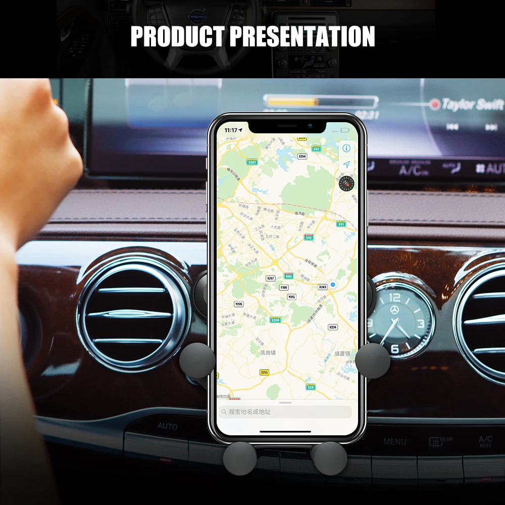 NILLKIN мини автомобильный телефон держатель для iPhone XS Air Vent крепление gps Автомобильный держатель для samsung S10/S10e/S9/Redmi note 7 держатель для смартфона
