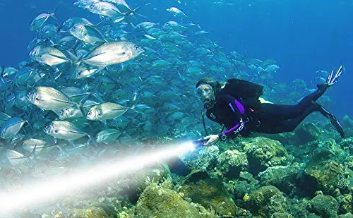 Dive Scub фонарик XML T6 L2 Дайвинг светодиодный фонарь 200 м подводный водонепроницаемый профессиональный дайвинг на 2*18650 батареи