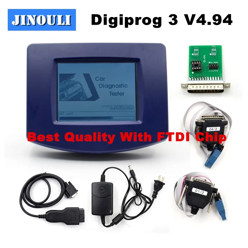 DHL Бесплатная Digiprog 3 Одометр программ V4.94 iii с OBD2 ST01 ST04 Digiprog3 digiprog инструмент