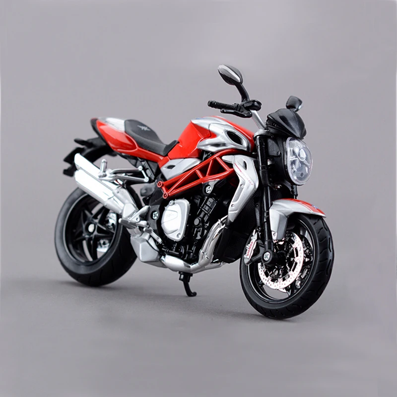 Модель двигателя MAISTO MV Agusta Brutale 1090 RR масштаб 1:12 мотоциклетный литый металлический