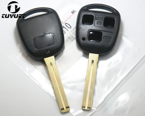 Корпус для дистанционного ключа с 2 3 кнопками Lexus 46 мм длинный ключ Т-образным