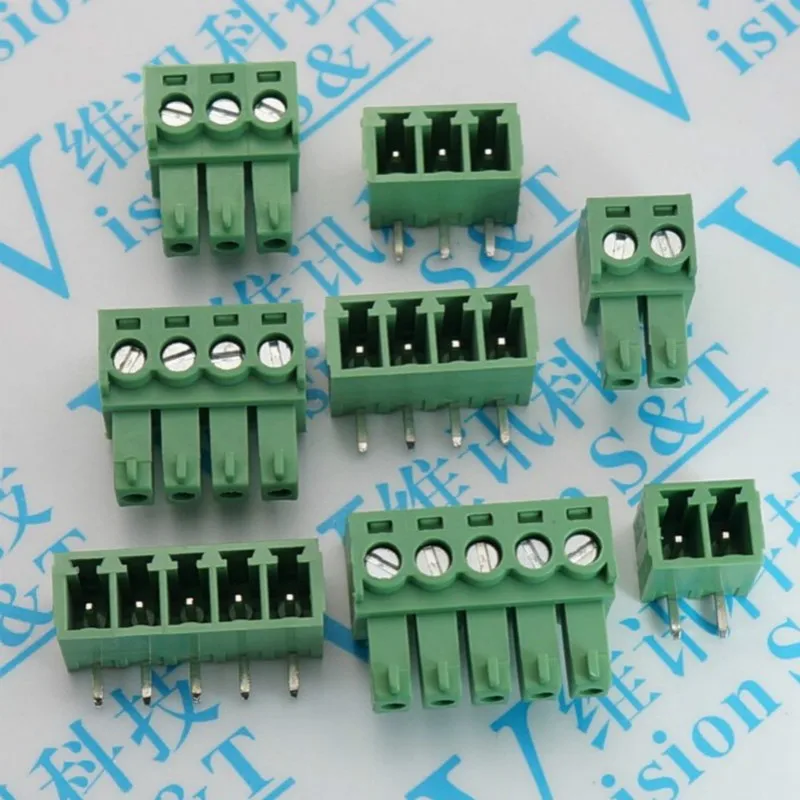 Клеммная колодка 2edgk 3. 81 2/3/4/5/6/7/8pin под прямым углом 300 В 8 А 3 мм коннектор Pcb
