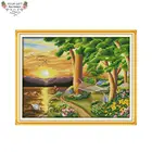 Ваш подарок F185 14CT 11CT подсчитанный и отпечатанный домашний декор Сумерки наборы для вышивки крестиком DYI