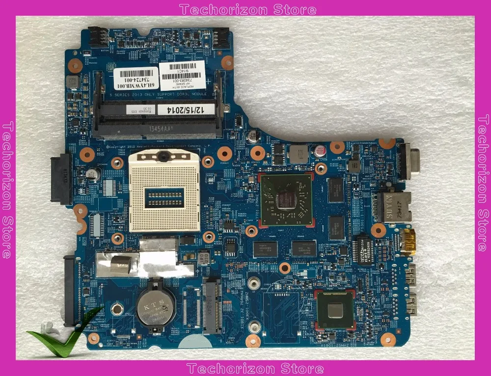 734083 001 601 501 для HP 440 450 470 материнская плата ноутбука 48.4YW03.011 протестированная