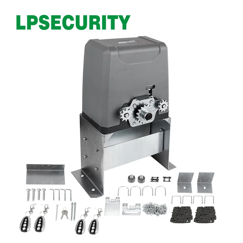 Lpsecure мощный цепной привод электрический для раздвижных дверей комплект