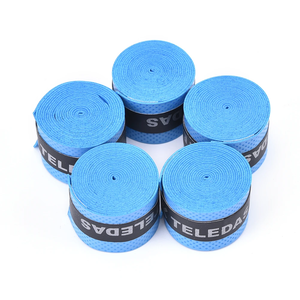 5 шт. теннисные ракетки ручки анти скольжения впитывают пот лента ракетка для