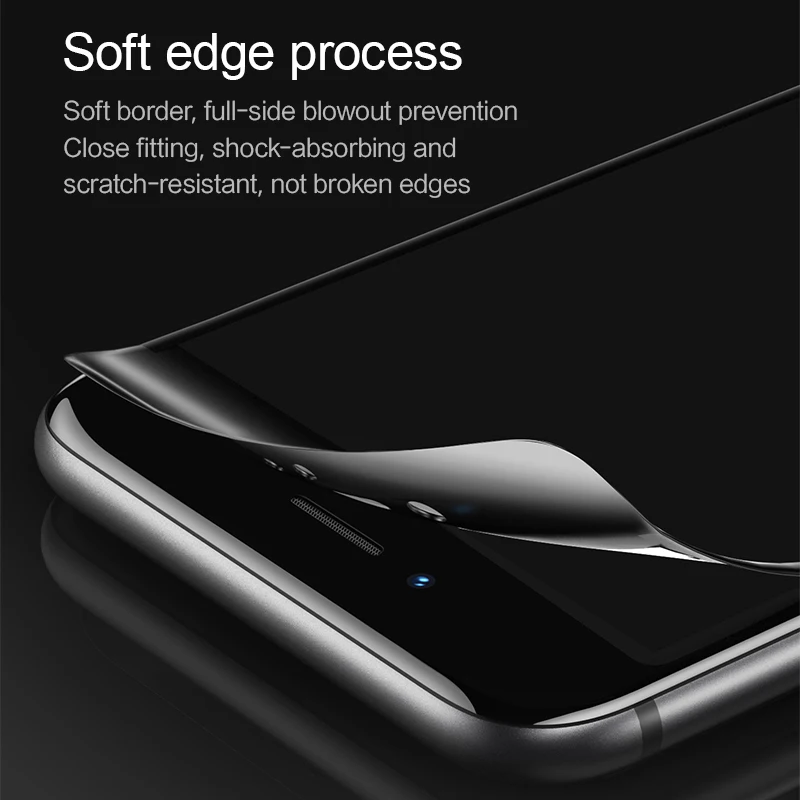 Для iPhone 8 Защитная пленка из закаленного стекла USAMS для Plus 3D мягкая кромка