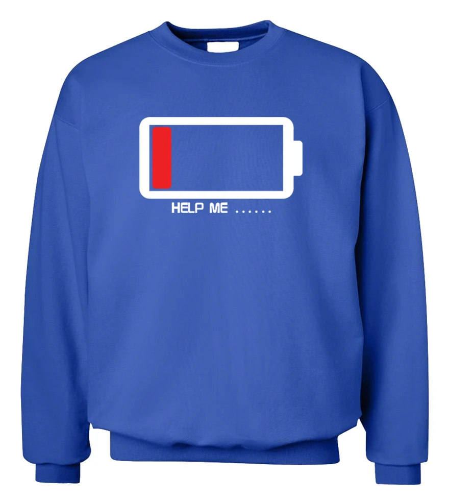 Забавные мужские свитшоты с уникальным дизайном батареи 2019 стильные толстовки