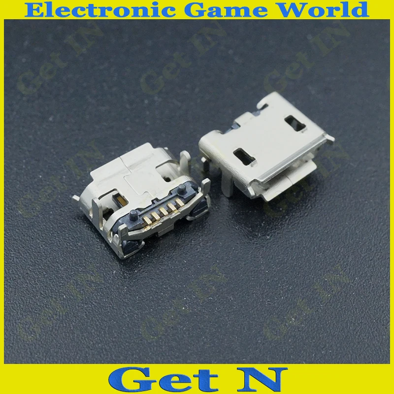 100 шт. большой Бык Рог Micro USB разъем для нетбука/планшетного ПК порт зарядки|connector
