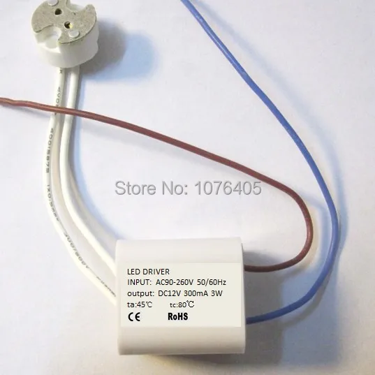 20 шт. DIY Мини светодиодный источник питания AC/DC адаптеры 3 Вт 300mA драйвер 100 240 В до 12