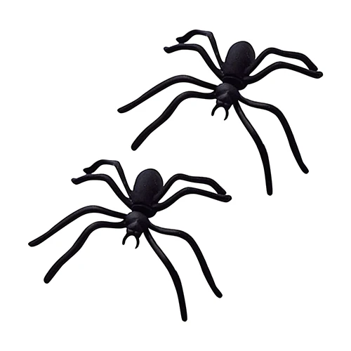 New and fashion Boy Girl 1 Pc Funny Weird Big Black Spider Ear Stud Punk Style Earring Jewelry | Украшения и аксессуары
