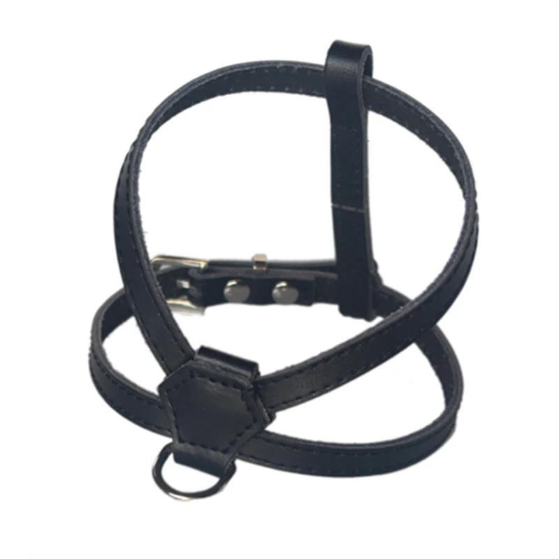 Adjustable Leather Dog Harness for Medium Dogs Durable Safety Control Walking Bull Collar Pet Products | Дом и сад