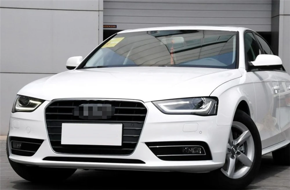 Для Audi A4L 2013 прозрачный автомобильный налобный фонарь с прозрачными линзами