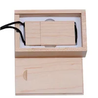 JASTER из натурального дерева орех usb+ Свадебная подарочная коробка usb флеш-накопитель 4 ГБ 8 ГБ 16 ГБ 32 ГБ 64 ГБ usb флешка - Цвет: Maple usb and box