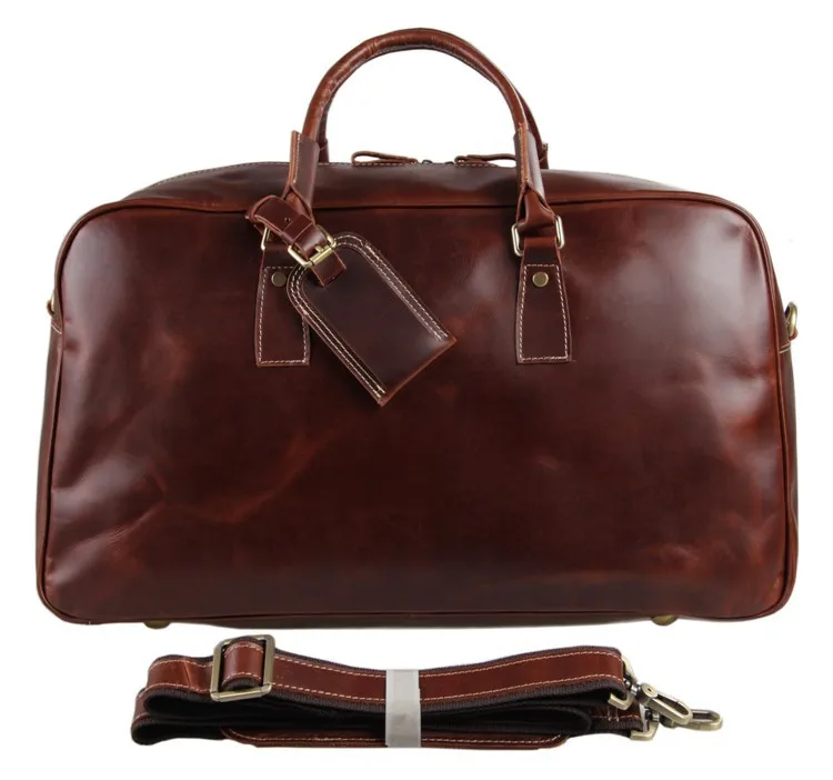 Для женщин натуральная кожа Дорожная сумка Глянцевая мужчин из коровьей кожи