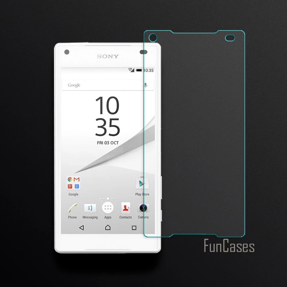 2.5D с округленными изогнутыми краями Экран для Sony Xperia Z5 Compact закаленное Стекло