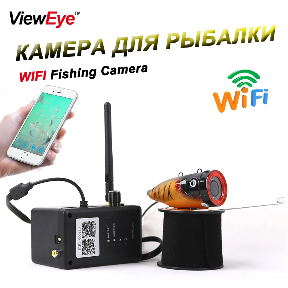 Пластиковая камера для подводной рыбалки ViewEye 15 м/30 м/50 м Wi-Fi Android/IOS