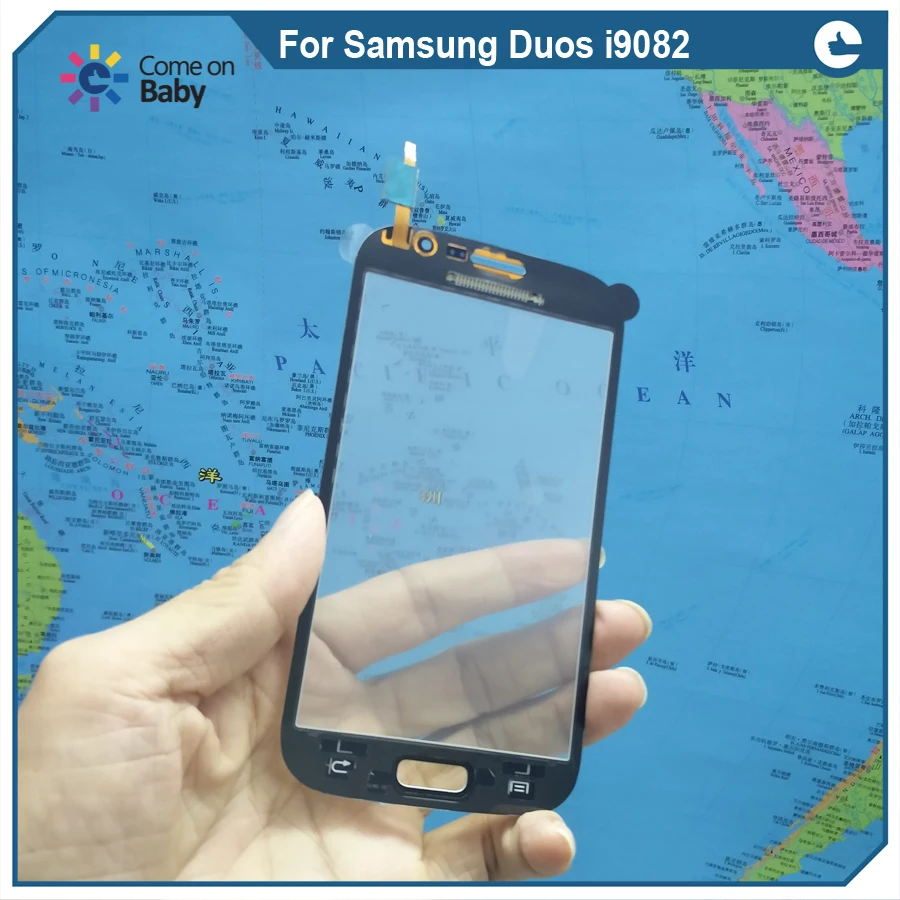 Хорошее качество для Samsung Galaxy Grand Duos i9082 GT-I9082 i9080 GT-i9080 сенсорный экран черный белый