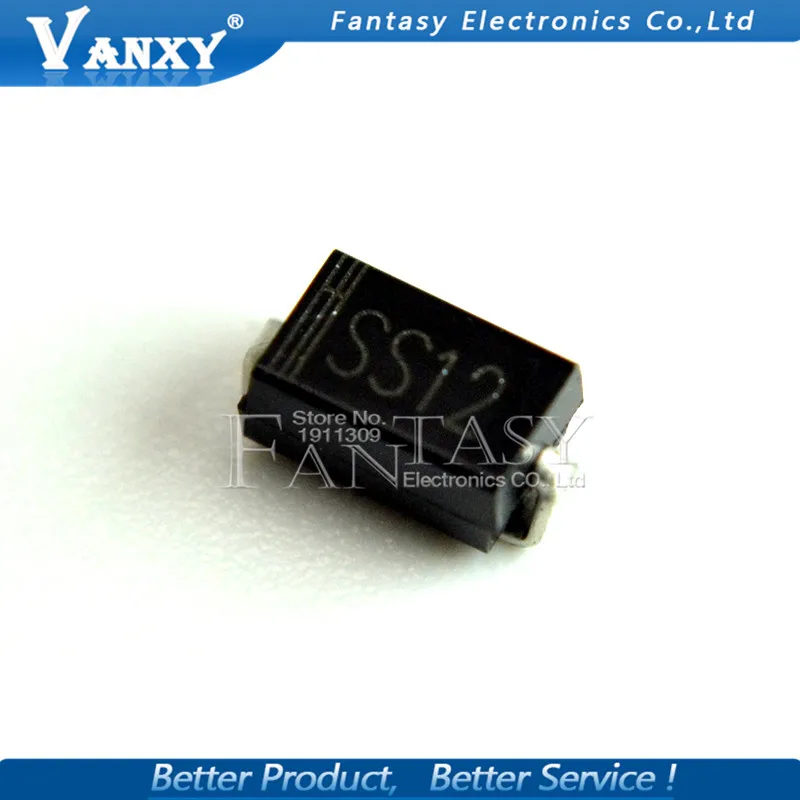 100 шт. SMA 1N5817 smd 1A 20V do 214ac IN5817 диод Шоттки SS12|schottky diode|schottky diode 1a1n5817 schottky |