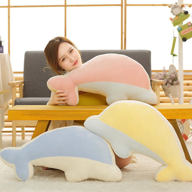 Милая плюшевая игрушка Kawaii Морская жизнь детская спальная Подушка Мягкая радуга