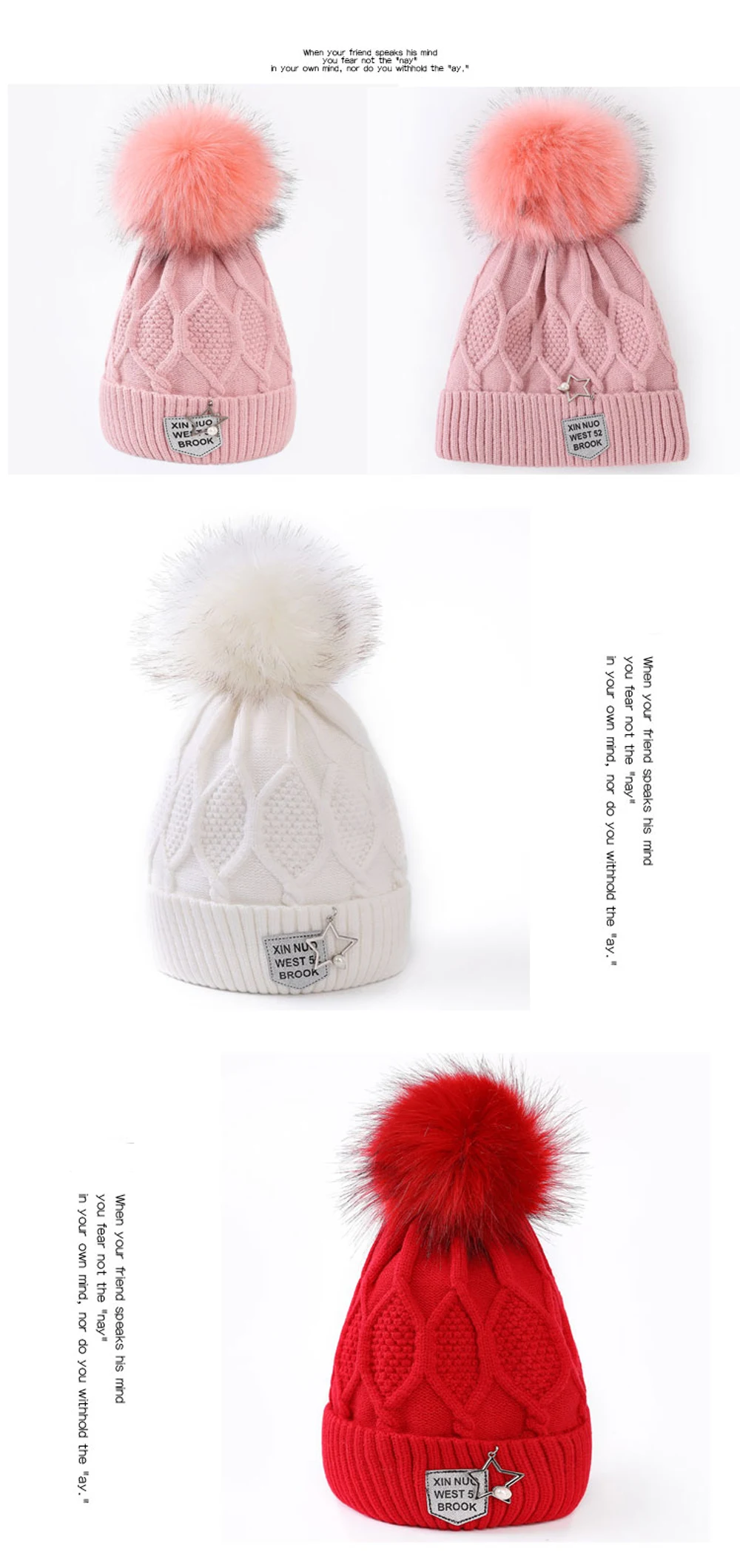 Youhan Skullies шапочки модные женские туфли шляпа зимние однотонные утепленные Пентакль прекрасная леди теплая шапка вязаный шерстяной Кепки Прямая