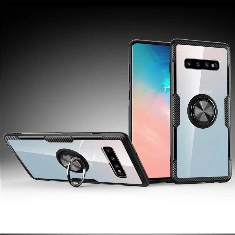 Чехол из закаленного стекла для Samsung Galaxy S9 S10 Note 9 10 Plus M10 M20 M30 чехол с магнитным