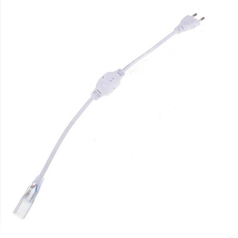 only 1 plug KZKRSR 220 В 1 м-25 м SMD Светодиодная лента 3528 2835 Светодиодная лента IP67 водонепроницаемая лента светильник для внутреннего и наружного освещения светильник ing украшение - Испускаемый цвет: only 1 plug