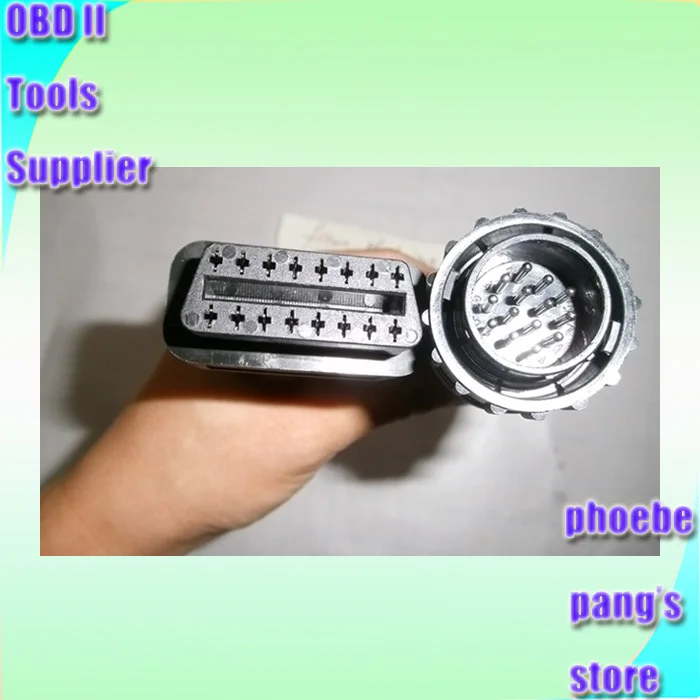 Оптовая продажа 50 шт Высокое качество MB 14 Pin к OBDII OBD II OBD2 2 для Mercedes Sprinter 14pin 16pin