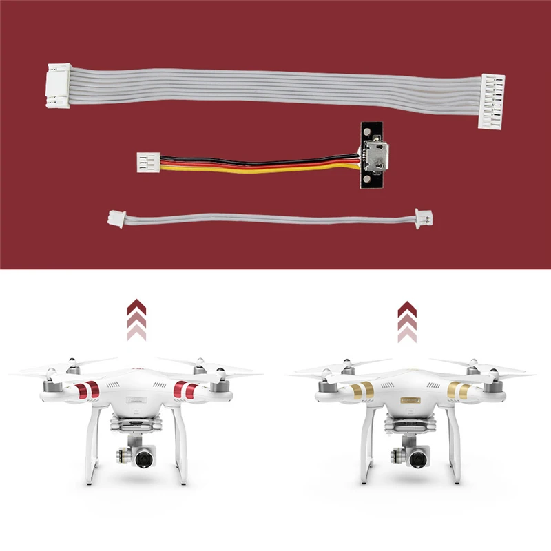 Аксессуары для дрона XBERSTAR DJI Phantom 3 standard 3SE 2,7 K камера Дрон часть 81 комплект кабелей(STA) Запасные части