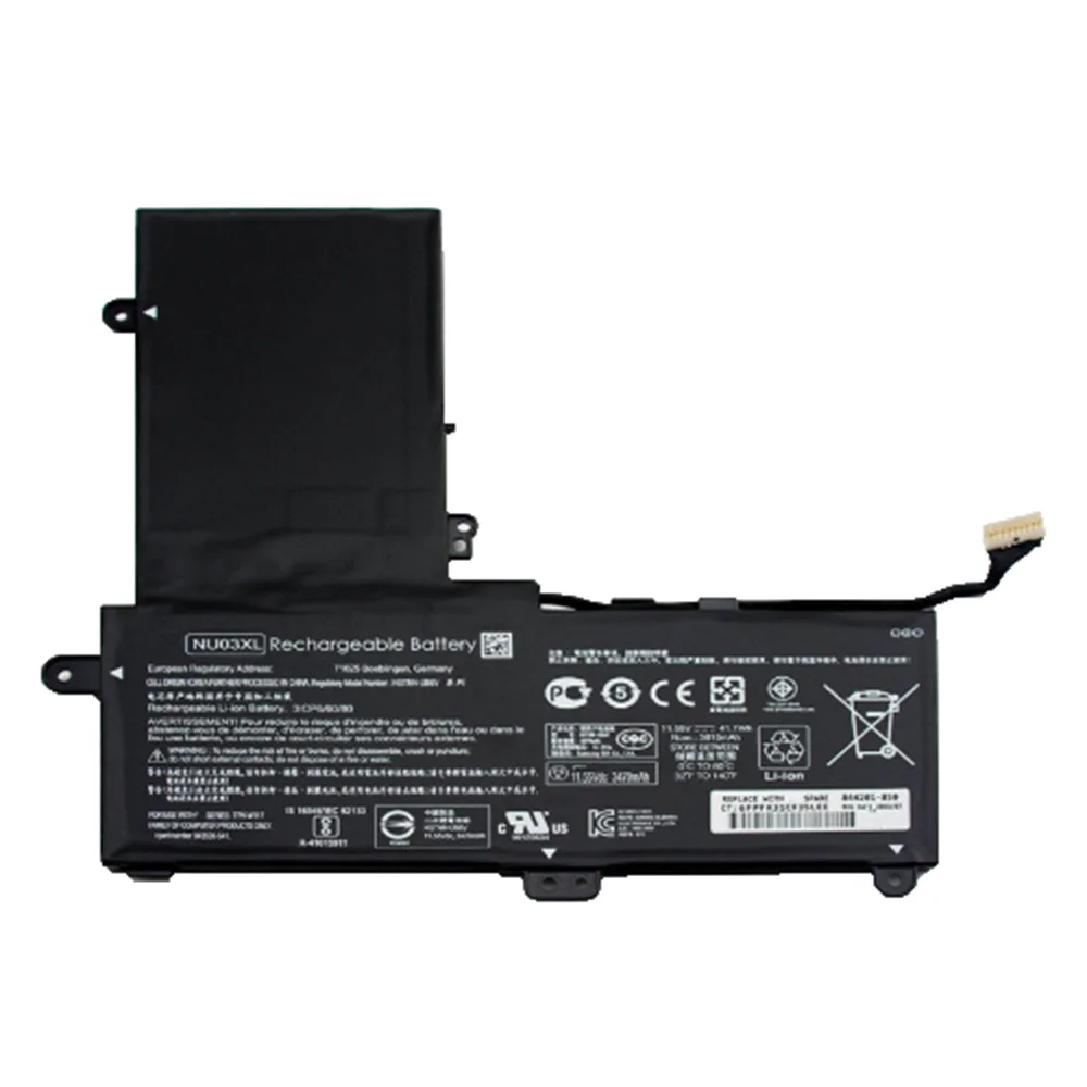 11,55 V 41.7Wh NU03XL аккумулятор для ноутбука HP Pavilion x360 HSTNN-UB6V 843536-541 844201-850 844201-855 TPN-C128