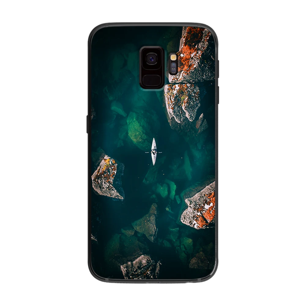 Очаровательный фон с изображением побережья голубого моря для samsung Galaxy A5 A6 A7 A8 A9