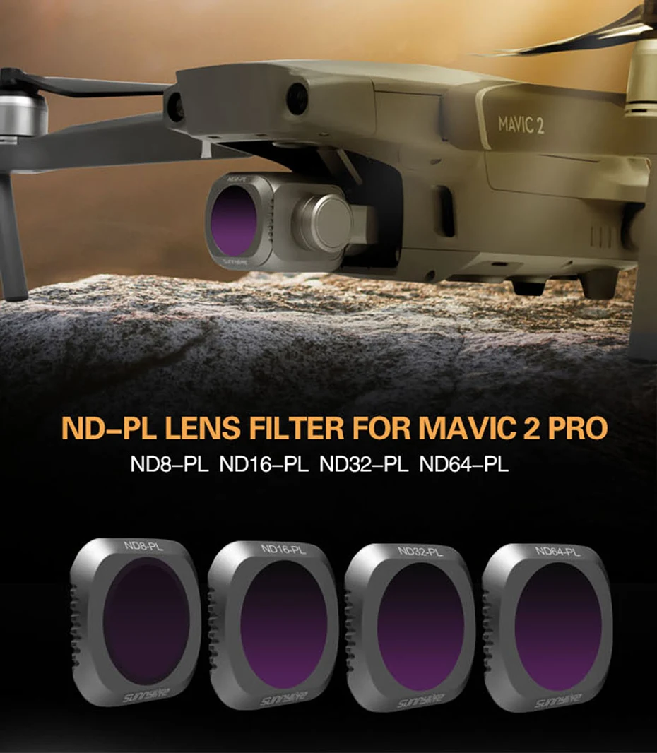 Фильтр для камеры Mavic 2 Pro UV CPL ND 4 8 16 32 набор фильтров нейтральной плотности для DJI Mavic 2 Pro Drone аксессуары для объектива камеры