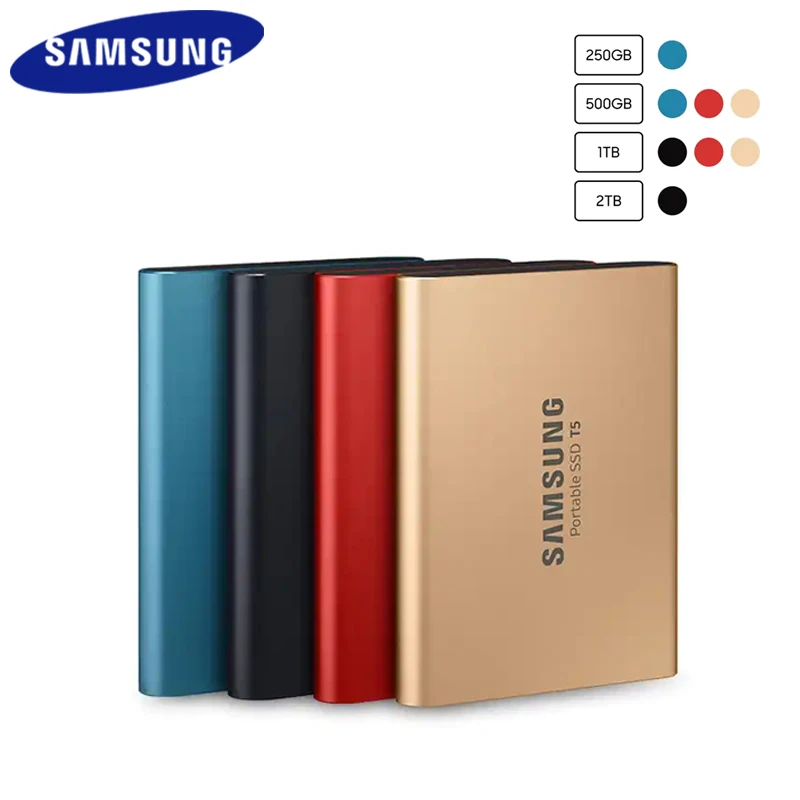 Samsung t5 Портативный ssd Внешние накопители 250 ГБ 500 1 ТБ USB 3 Gen2 внешний жесткий диск