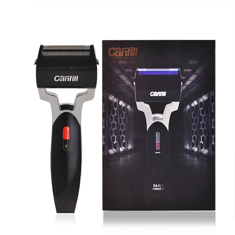 CANFILL USB Chargeable Shaving Machine ultra-thin Razor Mesh Fast Speedy Sharp Spiral Rolling Cutter Head Electric Shaver CF-501 | Красота и