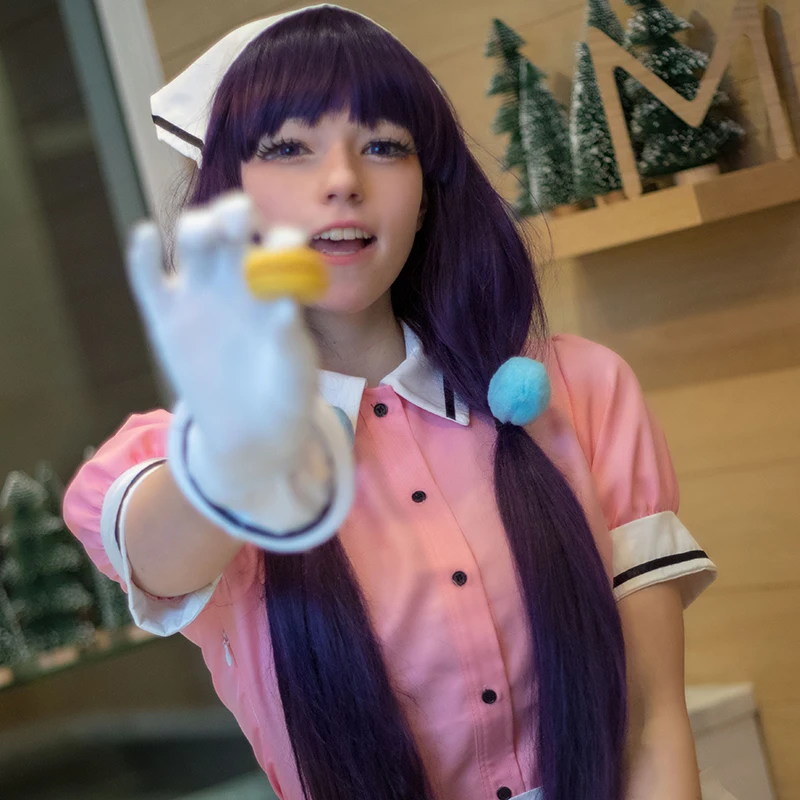 ROLECOS японского аниме Blend S Косплэй костюм Sakuranomiya маика стиле кафе Садистский