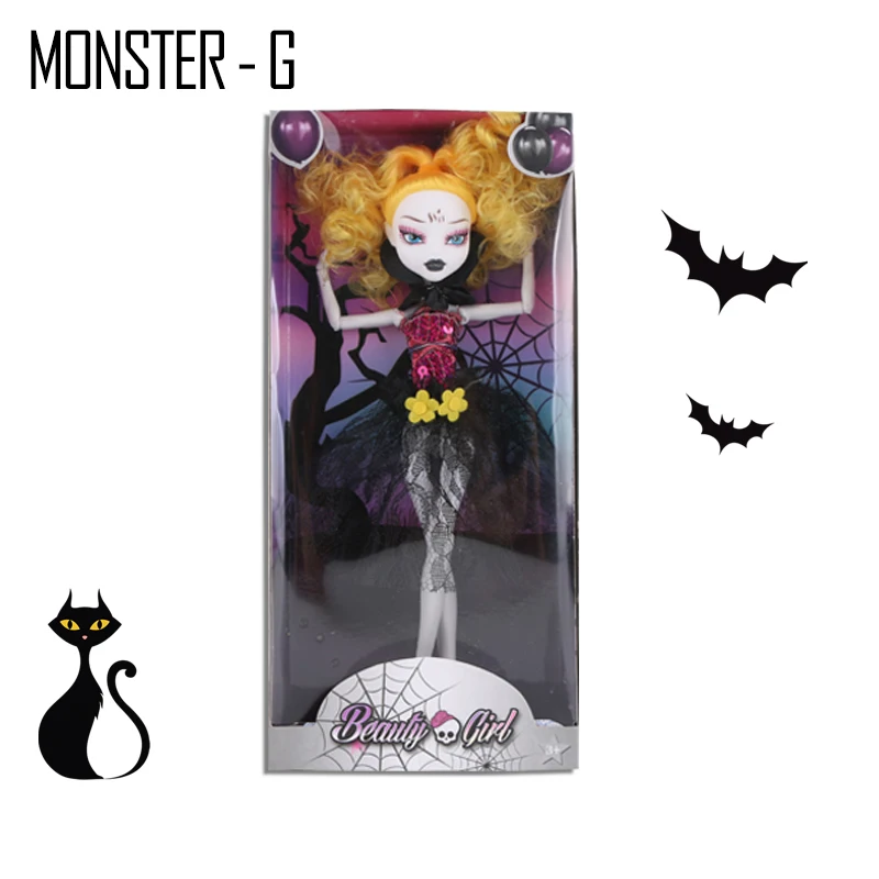 monster - G 1 шт./компл. совместное 28 см Monster Плюшевые игрушки высокое куклы, игрушки для девочек Обучающие куклы bjd кукла Монстр подарок для девочек высокое оригинальная модная Кукла - Цвет: monster - G