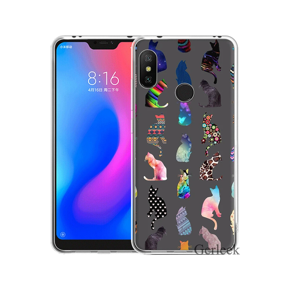 Жесткий чехол Desxz Fox Cat Animal для Xiaomi Mi A2 A1 5X 6X 6 8 9 9se 5 5S MAX 3 Lite | Мобильные телефоны и