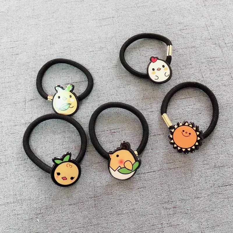 Shapu Cheap child high elastic hair ring flower bear wings pearl cute accessories tiara kids headwear girls baby | Детская одежда и