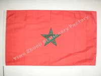 morocco flag 150x90cm 3x5ft 115g 100d polyester double stitched high quality free shipping