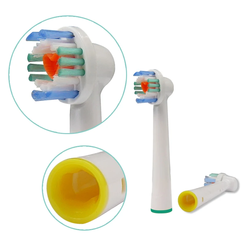 4 шт. oral b Сменные головки для электрической зубной щетки braun vitality насадки triumph 3s