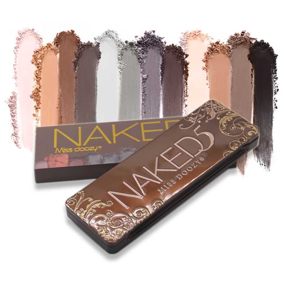 Матовые тени для век Shimmer Natural 12 цветов Тени для век прессованная пудра профессиональная палитра макияжа долговечная Палитра Косметика