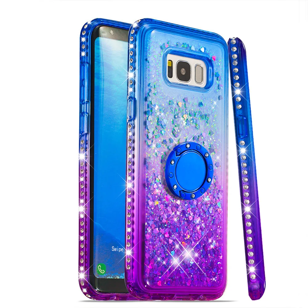 Зыбучие пески bling чехол для телефона samsung Galaxy S8 plus TPU задняя крышка G955F G955FD 6 2&quot |
