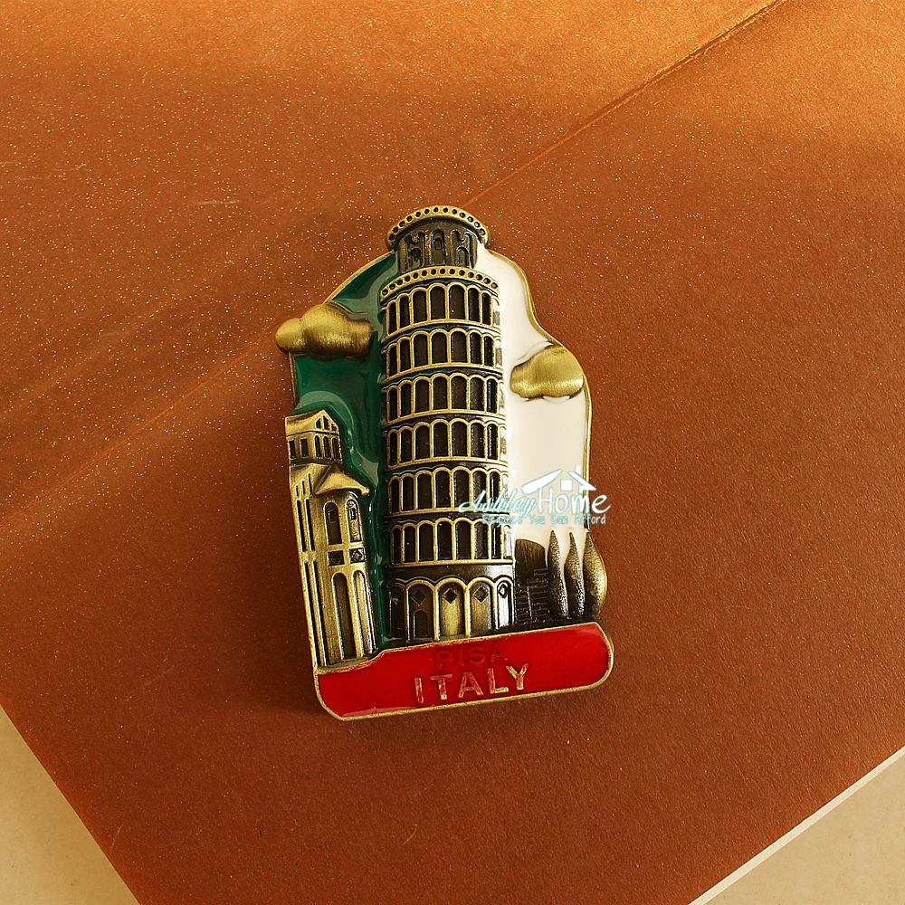 

Итальянская наклонная башня Пизы туристический сувенир для путешествий 3D металлический магнит на холодильник подарки идея
